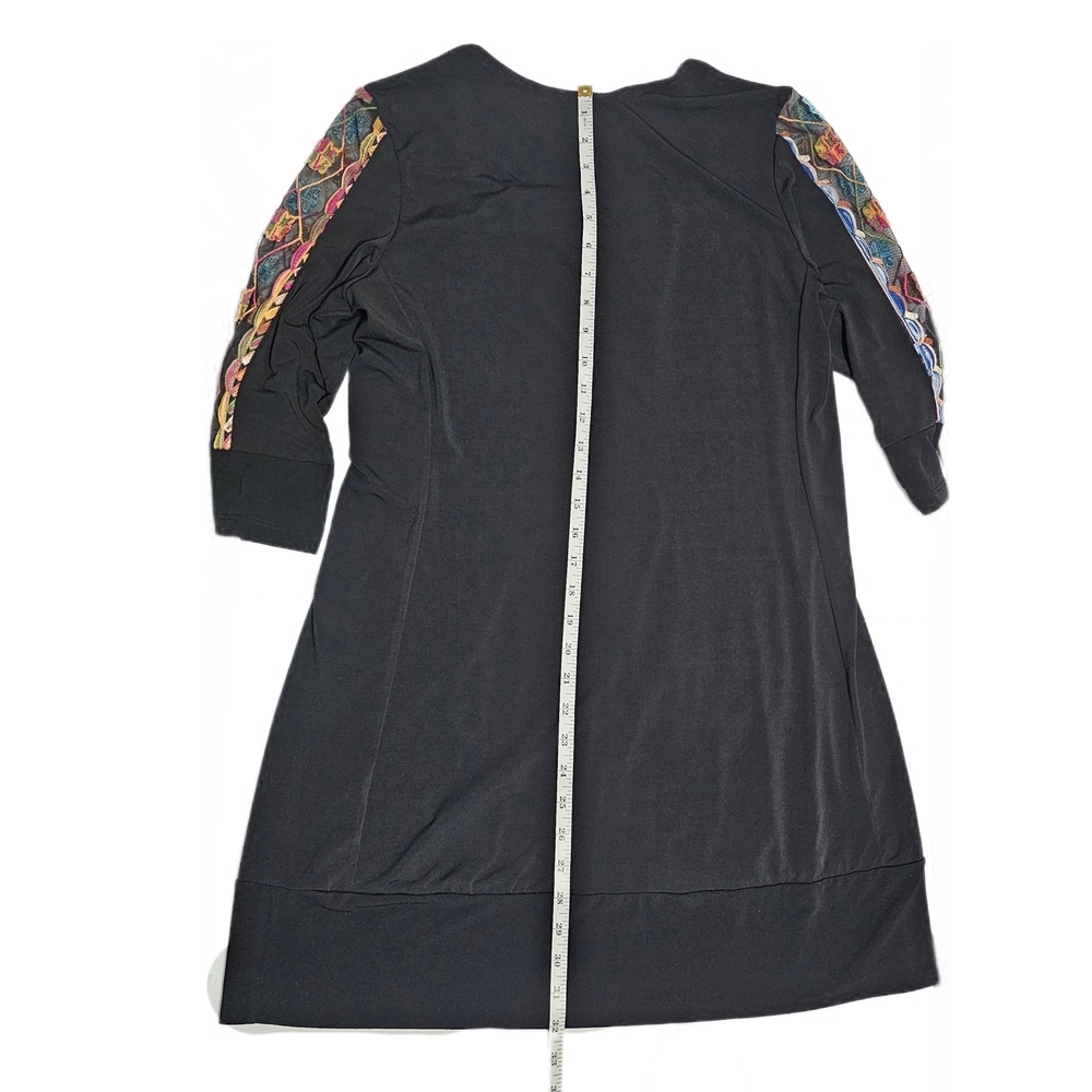 Luc Fontaine Babylone Short Boho Tunic Dress Embroidered Womens Size 10 - Picture 15 of 16